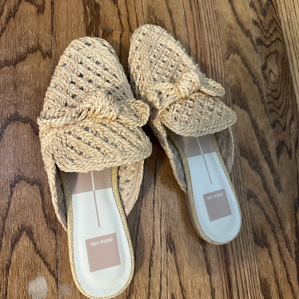 Dolce Vita Women's SABOR Loafer, LT Natural Raffia, 8.5 - Picture 4 of 6